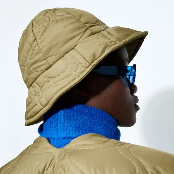 Zara green bucket hat Zara | Accessories | Zara Bucket Hat With Tie Nwt Super Cute  main image 2